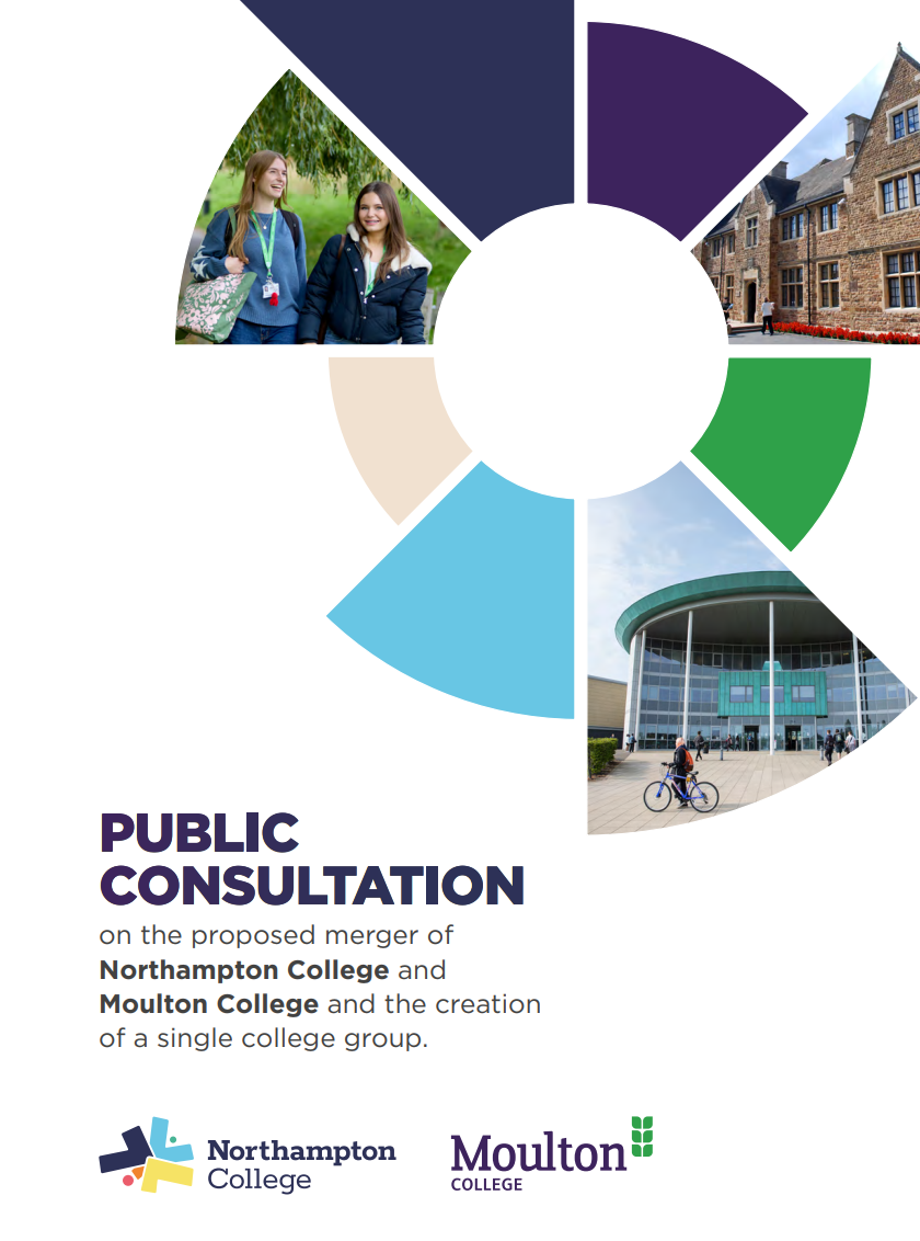 Cover of Merger Public Consultation brochure