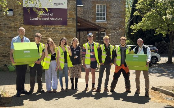 Business partnership boosts safety for Moulton College land-based students