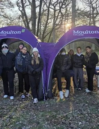 Moulton College Sports Massage Therapy students support athletes at the Dormouse Challenge