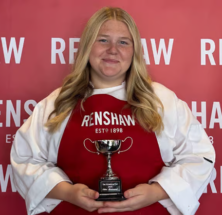 Professional Bakery student Chloe selected for prestigious Renshaw Cup