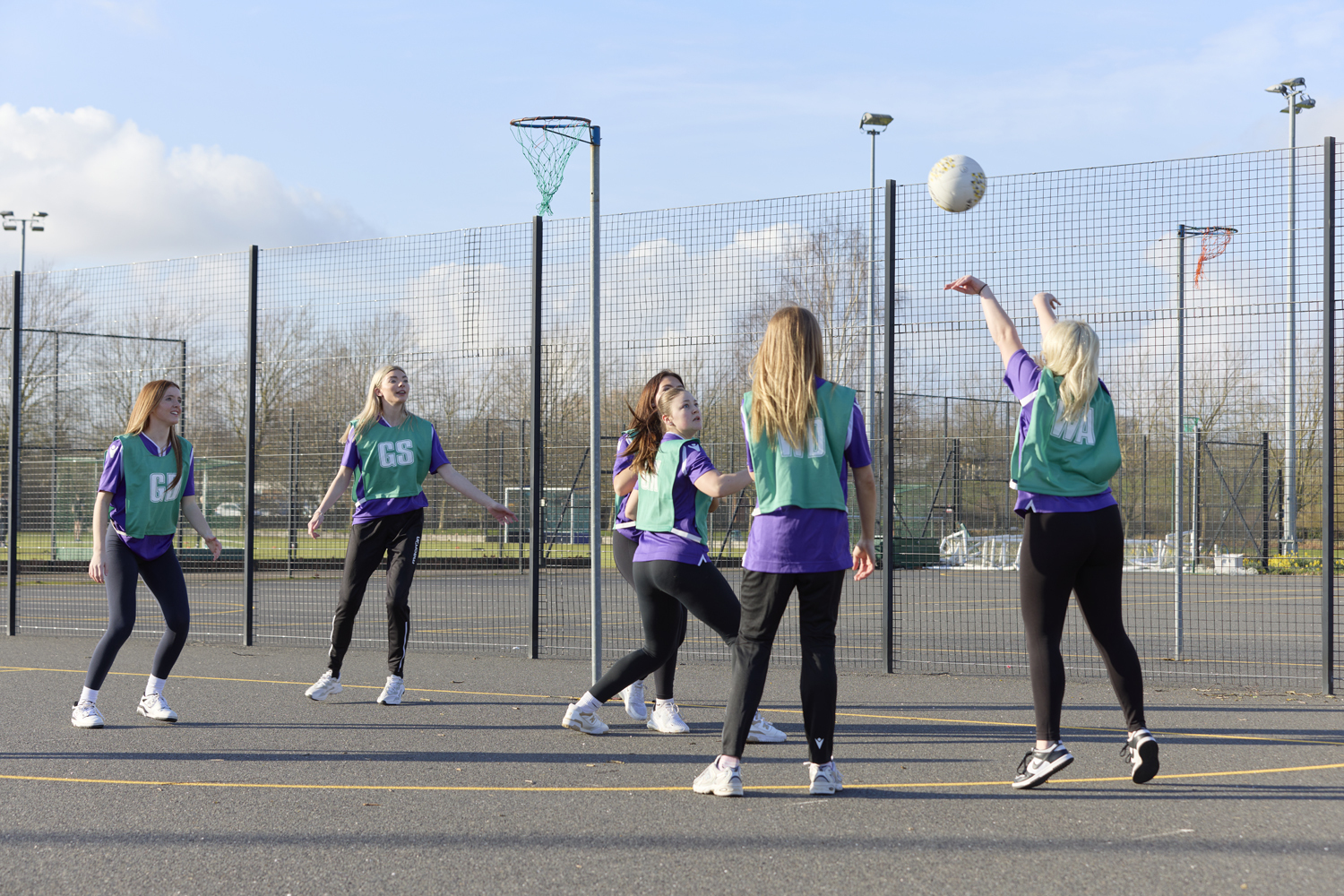 Netball Moulton College 050324 1853