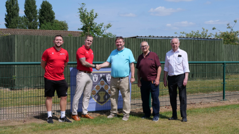 Moulton College collaborates with Wellingborough Town Football Club to nurture new talent