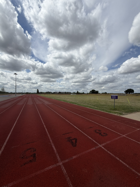 Running track close up