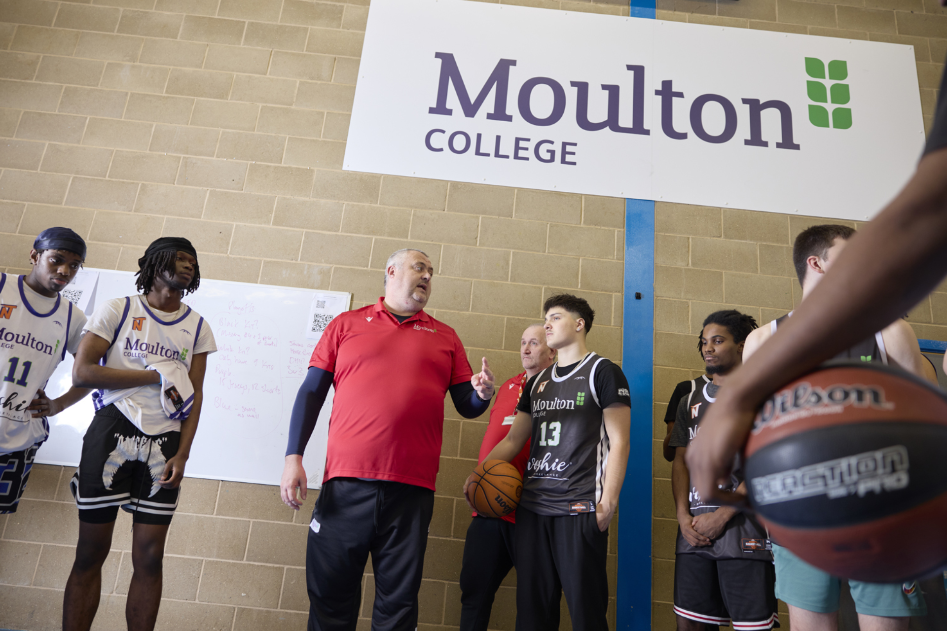 Basketball team talk