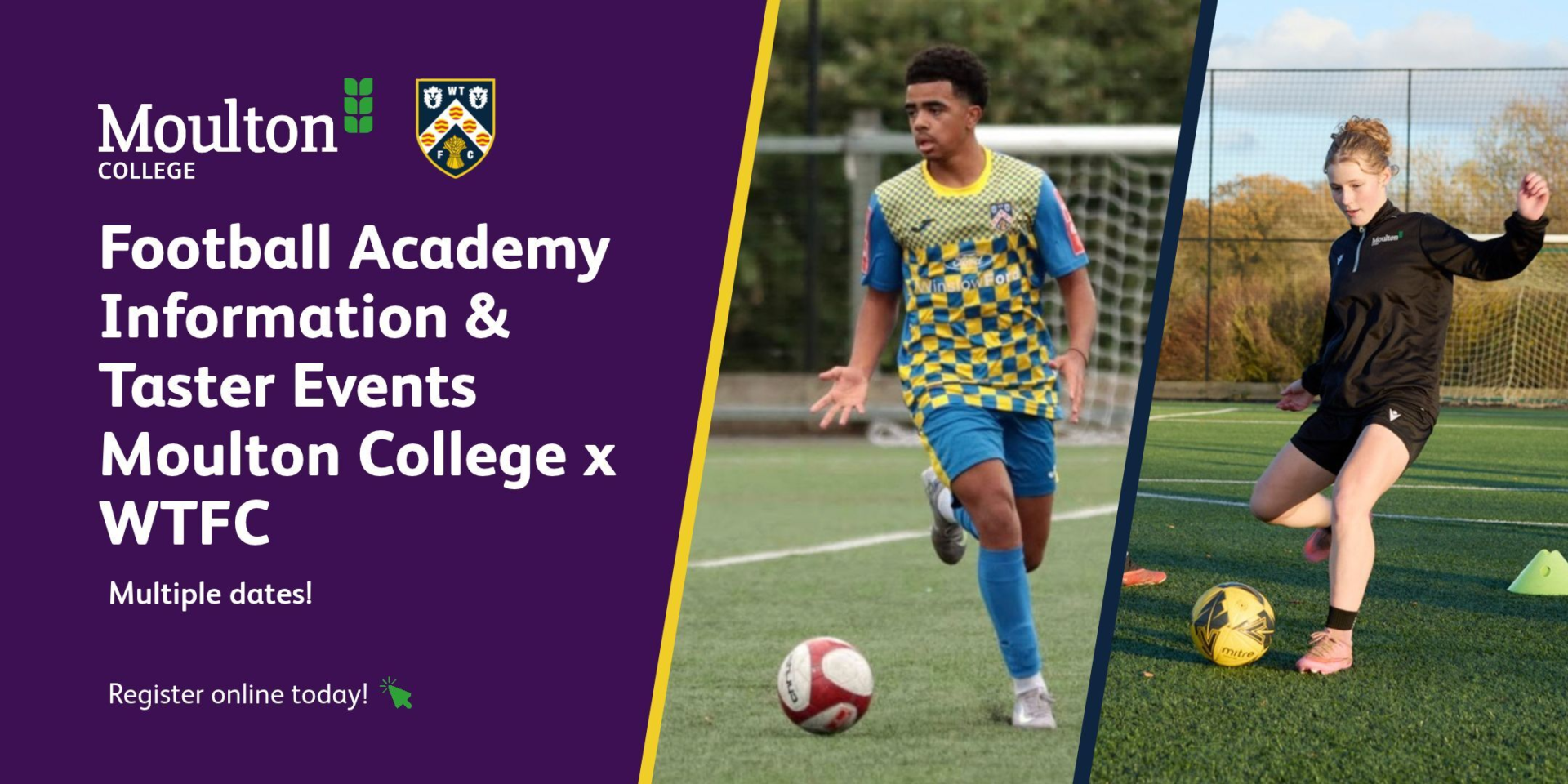 Football Academy Info and taster banner
