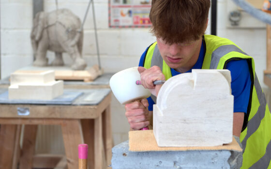 Moulton College's stonemasonry apprenticeship scheme breathes new life into heritage skill