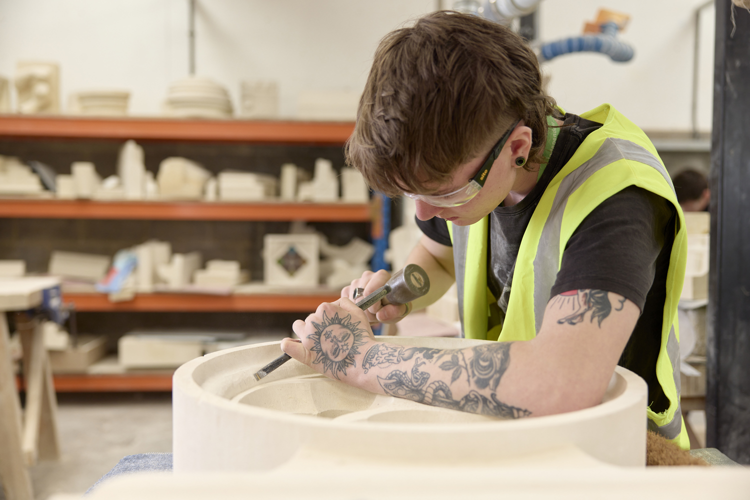 Stone Masonry Moulton College 020523 1965