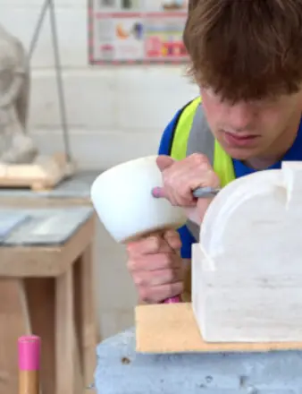 Moulton College's stonemasonry apprenticeship scheme breathes new life into heritage skill