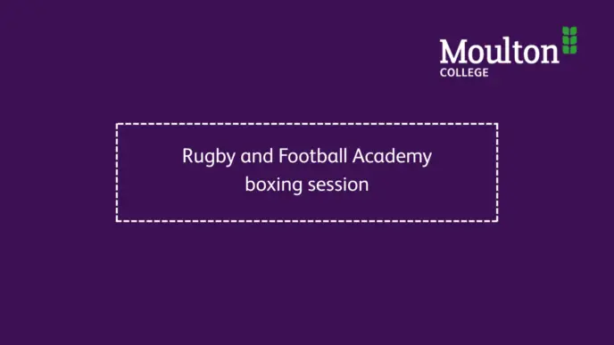 Rugby and Football Academy boxing session