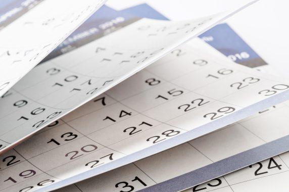 Calendar pages